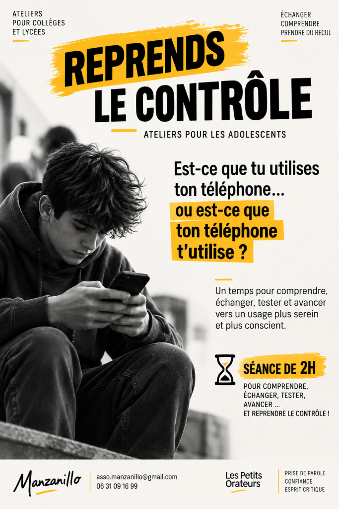 Atelier téléphone et écrans pour adolescents à Vienne – Reprends le contrôle